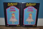 VINTAGE DOLLSPART 20" CRYSTAL CLEAR PROTECTION DOLL COVER LOT OF 2