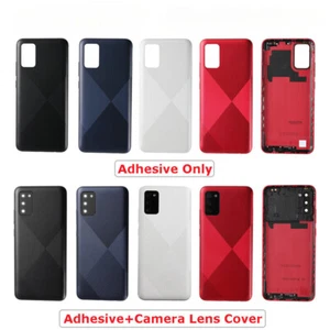 Custodia posteriore posteriore cover porta batteria con adesivo per Samsung Galaxy A02s A025F/M - Foto 1 di 16