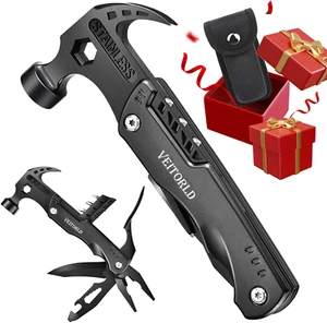 Gifts for Men Him Husband Valentine'S Day, Cool Survival Tools Hammer Multitool, - Picture 1 of 12