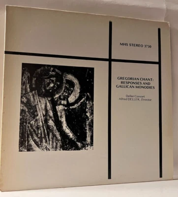 A68 Deller Consort: Gregorian Chant: Responses And Gallican Monodies - MHS 3730 - Image 1 of 4