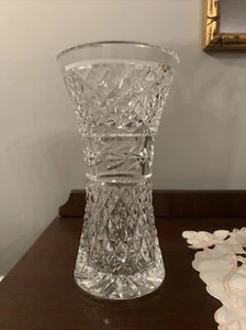 Waterford Lead Crystal GLANDORE, Corset Shape 8” H x 4.5” Top/3.5” Bottom. - Picture 1 of 5