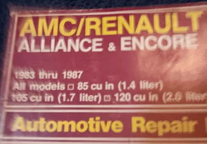 AMC Renault Alliance Encore 1983 - 1987 Haynes Repair Service Manual 934 - Picture 1 of 2