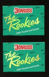 Donruss "The Rookies" 1991 2 juegos precintados - Imagen 1 de 2