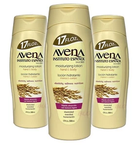 AVENA Hand Body Lotion Moisturizer Dry Cracked Skin Cream MOISTURIZING 17oz-3Pac - Picture 1 of 2