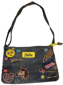 Justice Kinder Jeans Patches Taschenbuch Neu ohne Etikett Neuwertig - Bild 1 von 4