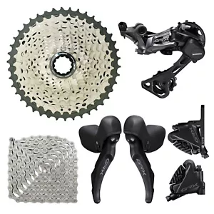 Shimano GRX 1x11 Spd ST-RX600 BL-RX600 RD-RX812 XT CS-M8000 11-42T 120L GroupSet - Picture 1 of 8