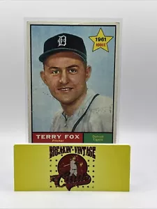 Carta 1961 Topps Baseball Terry Fox Detroit Tigers #459 - Foto 1 di 3