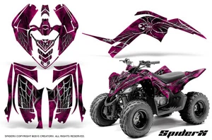 YAMAHA RAPTOR 90 2009-2015 GRAPHICS KIT CREATORX DECALS STICKERS SPIDERX P - Picture 1 of 1