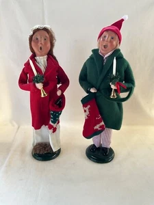 Byers Choice Grandmother & Grandfather w/ Stockings & Night Candlesticks - Bild 1 von 24