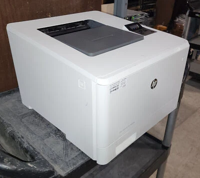 HP M452dn Color LaserJet Pro Printer CF389A TESTED NO TONERS - Image 1 of 4
