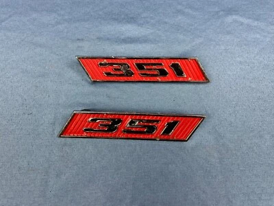 351 insignias de motor Mercury Cyclone GT emblemas Montego 1970 Foto 1 de 4