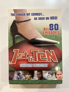 1st And Ten, DVD Complete Series Collection 6 Discs 80 Episodes HBO 2005 New - Picture 1 of 4