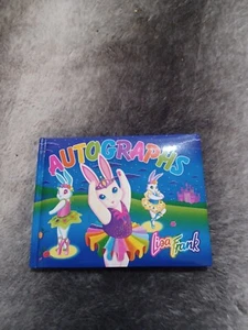 Vtg Lisa Frank Autographs Book Ballerina Bunnies hardback rabbits ballet  Rare - Picture 1 of 6