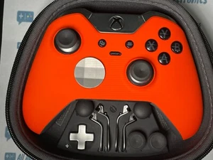 Controller Wireless Personalizzato Soft Touch Arancione Microsoft Xbox One Elite Funzionante - Foto 1 di 5