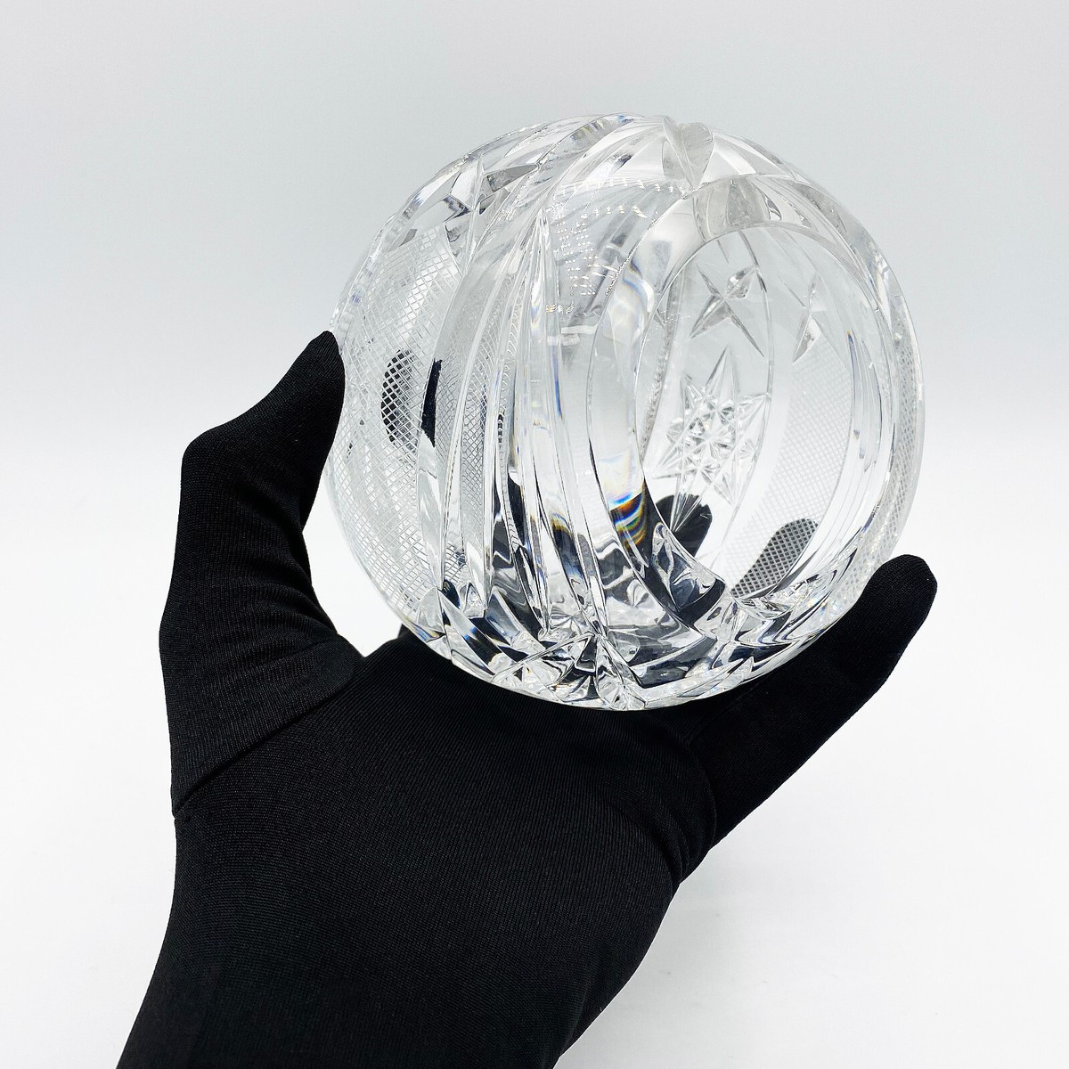 BEST PRODUCT Glass Ashtray/Candy Dish - For Home Or Office - Smoke Collectible Tribal Decoration - (Round) Asymmetrical (6 Inches, New Asymmetrical