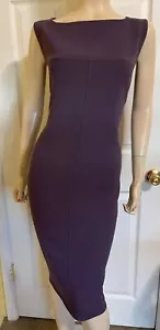 Schönes Karrierekleid St John Wolle lila Pflaume Größe 16 - Bild 1 von 10