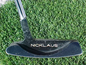 VINTAGE Original Jack Nicklaus Black Milled Face Putter 34" Long RH Golf Club - Picture 1 of 10