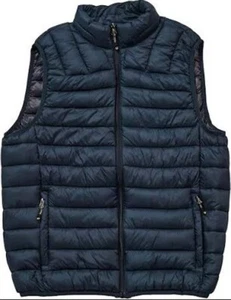 Hawke & Co Mens Packable Down Vest Blue - Picture 1 of 2