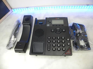 POLYCOM VVX 150 IP Deskphone OFFICE CALL CENTRE - Black UK SELLER FREE P&P #G3 - Afbeelding 1 van 3