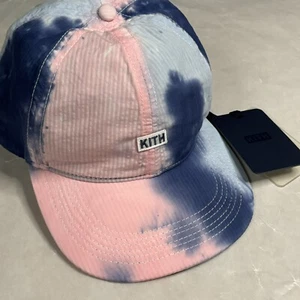 RARE Kith Box Logo Hat Tie Dye Strapback Dad Hat OSFA BRAND NEW w/ Tags - Picture 1 of 6