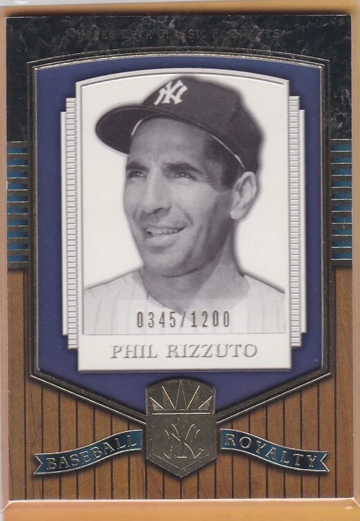 2003 UPPER DECK CLASSIC PORTRAITS BASEBALL #195 PHIL RIZZUTO 345/1200 NMMT*A2830 - Image 1 of 1