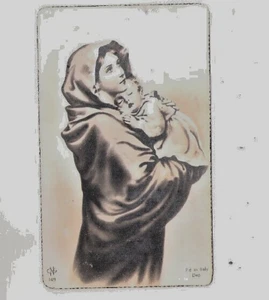 1948 SANTINO RICORDO della CONSACRAZIONE di UN RELIGIOSO SALESIANO AL SACERDOZIO - Imagen 1 de 2