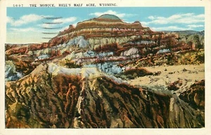 Cartolina Wyoming 1939 La Moschea Mezzo Acro dell'Inferno - Foto 1 di 2