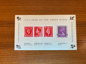 Great Britain Stamp Miniature Sheet - 2006 1936 YEAR OF THE THREE KINGS MS2658 - Foto 1 di 1