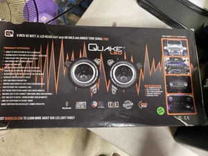 Faros Quake Led JL/JT 9" con DRL, giros secuenciales y acento RGB - Imagen 1 de 2