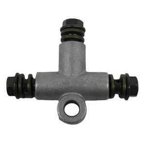 Brake Hose Connector 3 Way Motorcycle Hydraulic Pipe Coupling Tubes Adapter - Picture 1 of 7