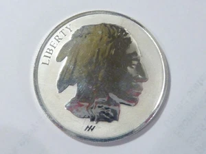 Silber - 1 oz Asahi Büffelmedaille Reverse Proof - Bild 1 von 2