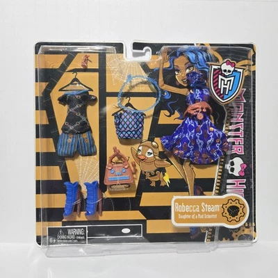 Monster High Robecca Steam Deluxe Fashion Pack MH G1 2012 Conjunto Steampunk Foto 1 de 4