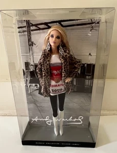 New In Box Barbie Collector, Silver Label Andy Warhol Tomato Soup - Picture 1 of 4