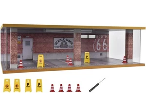 1/24 Scale Model Car Display Case with Light, 1 24 Diecast Cars Storage Cases... - Picture 1 of 6