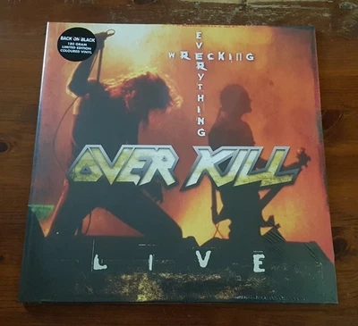 Overkill 2LP SEALED Wrecking Everything Live 180g RED VINYL Ltd GATEFOLD - Image 1 of 2