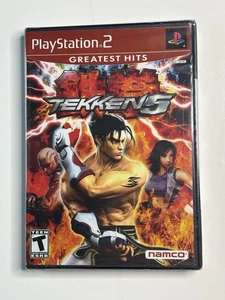 Tekken 5 (Sony PlayStation 2, 2005)  Greatest Hits PS2 Brand New FACTORY Sealed - Picture 1 of 6