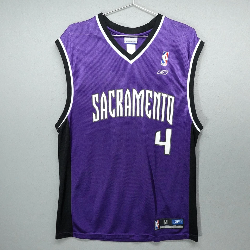 Vintage Sacramento Kings Jersey Mens Medium NBA Basketball Chris Webber Reebok - Image 1 of 4