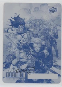 2023 Allegiance Avengers vs X-Men Printing Plate Cyan 1/1 Avengers #30 #CC15 - Picture 1 of 3
