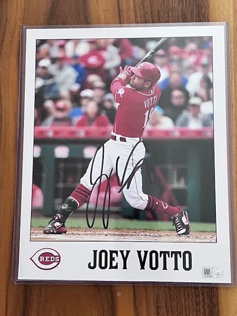 2017 Joey Votto, Cincinnati Reds 8x10 autographed photo 6 of 100 - Image 1 of 1