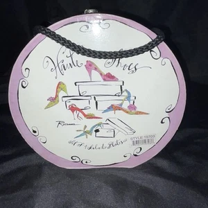 Rosanna Haute Shoes Boxed Set of 4 Appetizer Dessert Plates Couture Fashionable - Picture 1 of 17