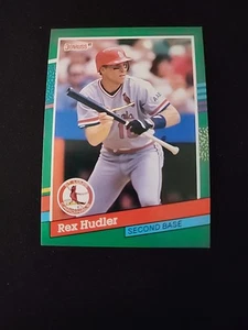 1991 Donruss Rex Hudler St. Louis Cardinals #599 - Picture 1 of 2