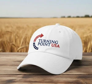 Embroidered Turning Point USA Classic Cap, Charlie Kirk Memorial Gift Hat - Picture 1 of 3