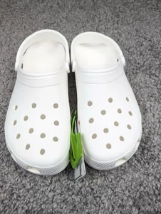 Crocs Herrenschuhe UK Größe 10 Clogs Hausschuhe weiß CL193713 brandneu - Bild 1 von 8