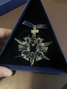 Swarovski 2007 Annual Christmas Holiday Ornament Crystal 3" w/Orig Box 0872200 - Picture 1 of 5