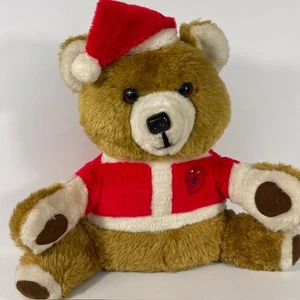 Noble Arts Memories Gone By Teddy Bear Plush 15" SantaSuit Heartbeat Music WORKS - Picture 1 of 11