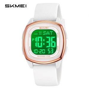 Water Resistant Men's Women Countdown Digital Watch LED Light SKMEI 2541 - Picture 1 of 10