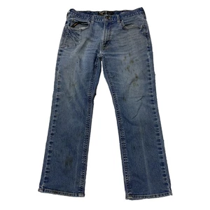 Ariat Jeans Mens 34x32 Rebar M4 DRSTR Bodie Relaxed EDGE Boot Cut Cowboy Western - Picture 1 of 7