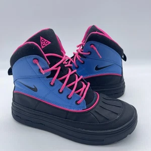Nike Woodside 2 Alto 524876-402 Juvenil Talla 6.5Y ACG Botas Azul Rosa Pato Botas - Imagen 1 de 10