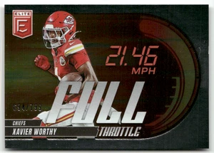 Panini Football NFL 2025 Donruss Elite No 11 Xavier Worthy Full Throttle 694/799 - Bild 1 von 2