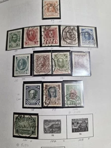 Lot Russian antigue stamps 1913 YR. - Picture 1 of 19